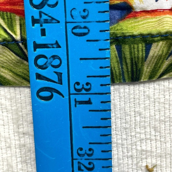 Wave Shoppe Mens Hawaiian Camp Aloha Shirt 4X Big Multicolor Floral - Picture 6 of 8